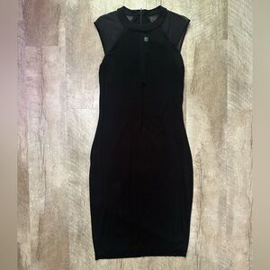 Bailey 44 Jersey and Mesh midi dress